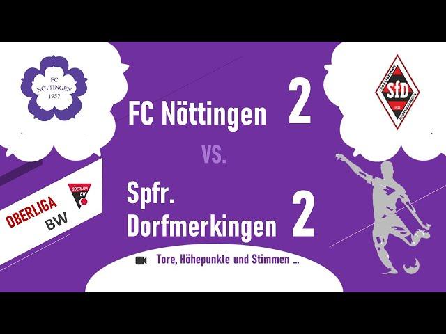 Oberliga Baden-Württemberg: FCN - Spfr Dorfmerkingen 2 : 2 (1:0) ...