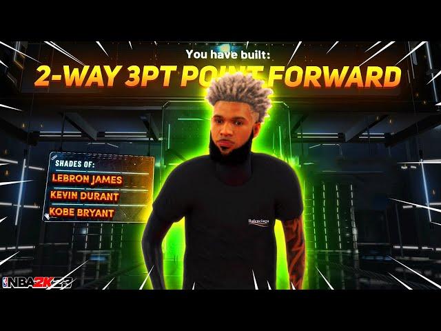 *NEW* 2-WAY 3PT POINT FORWARD is OVERPOWERED on NBA 2K23! 95 STEAL, HIGH 3PT, CONTACTS,+ MORE!!