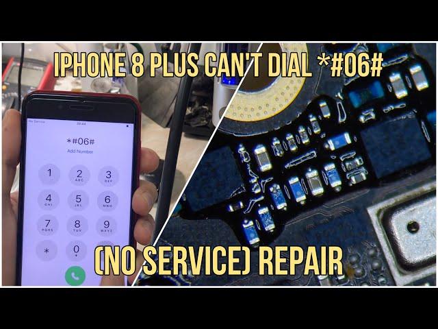 iPhone 8 Plus (No Service) No IMEI When Dial *#06# Repair