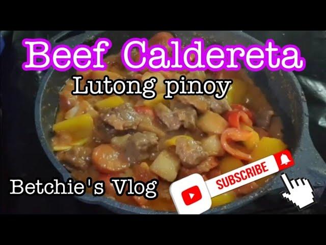 Kalderetang Baka (Beef Caldereta) Lutong Bahay Recipe