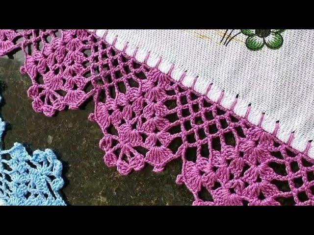 Kenar Dantel Modelleri Tığişi Kenar Oyası & Crochet