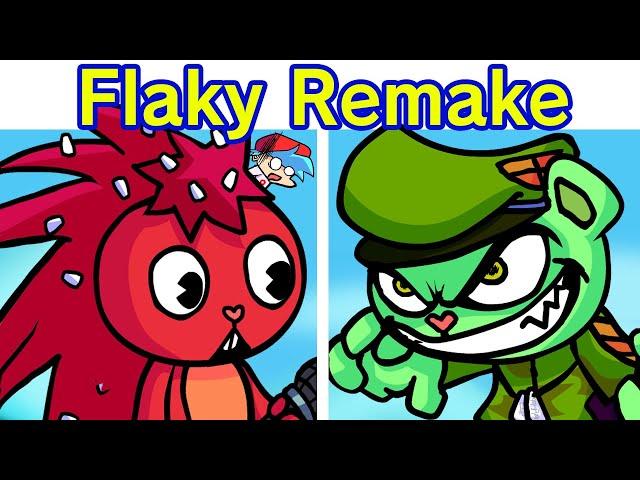 Friday Night Funkin' VS Flaky Remake FULL WEEK + Flippy (FNF Mod/Falling Flakes/Happy Tree Friends)