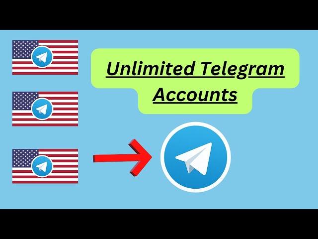 HOW TO CREATE UNLIMITED TELEGRAM ACCOUNTS WITHOUT PHONE NUMBER 2024