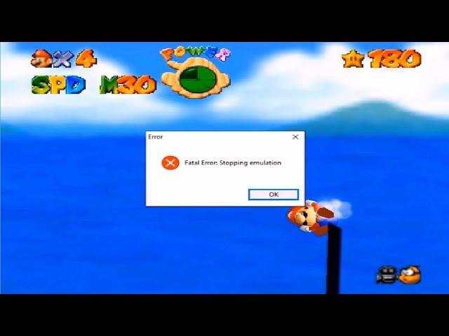 Super Mario 64 Game Crashed Compilation