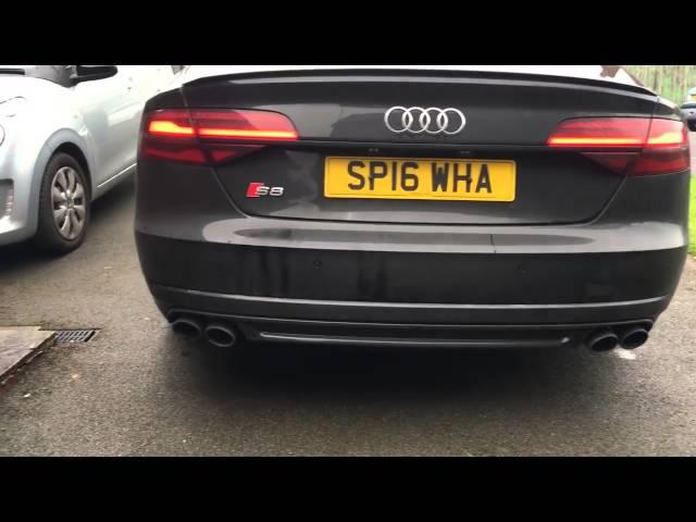 2016 Audi S8 Plus sports exhaust sound