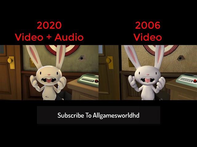 Sam & Max Save the World Remastered vs Original  Gameplay Graphics Comparison 2006 vs 2020