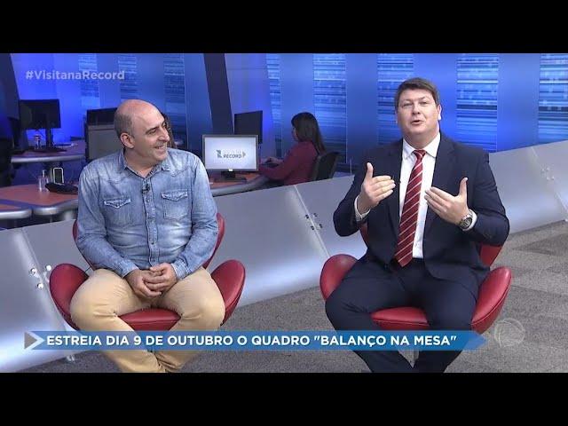 Record TV Interior SP estreia o quadro: Balanço na Mesa!