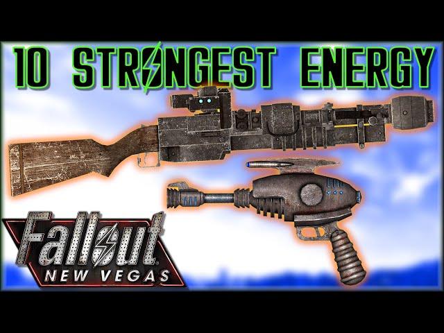 10 STRONGEST ENERGY WEAPONS in Fallout: New Vegas - Caedo's Countdowns