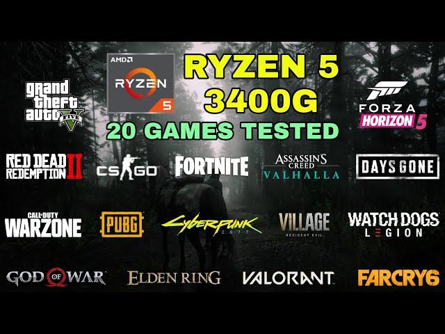 Ryzen 5 3400G (Vega 11) | is it Worth in 2022? | 20 Games Tested