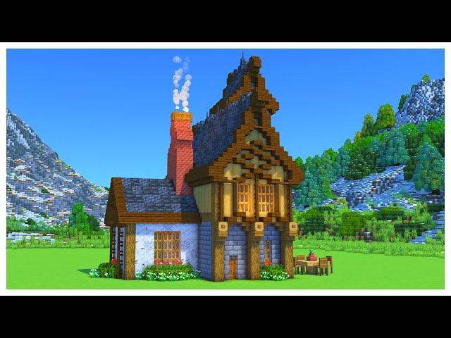 Minecraft: How To Build a Simple Medieval House | Tutorial