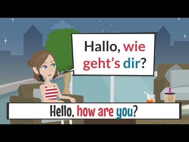 German Dialogs for beginners | Deutsche Dialoge für Anfänger | Niveau A1