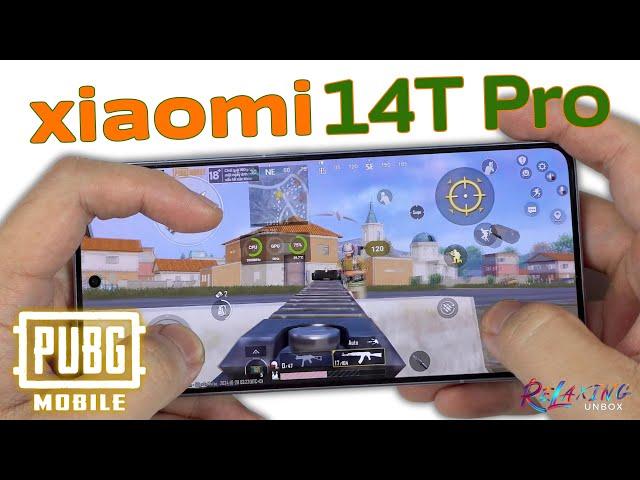 Xiaomi 14T Pro PUBG Mobile Gaming review | FPS & Battery Drain test