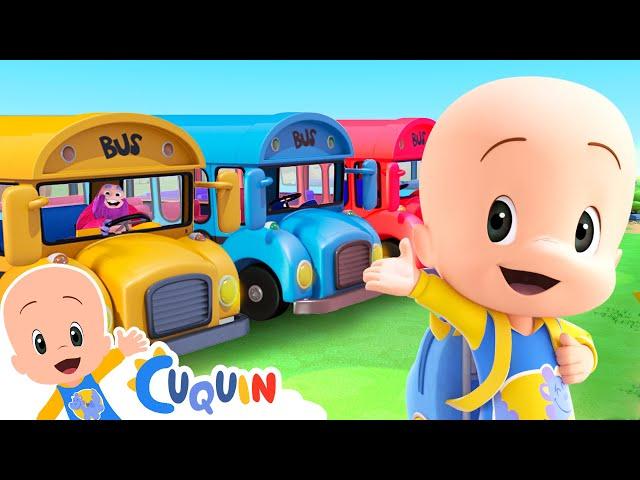 Las ruedas del bus de colores  y más canciones infantiles para bebés con Cleo y Cuquín