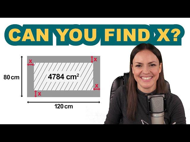 Find the length of x – Math problem