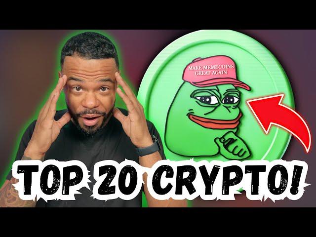 PEPE a top 20 Crypto! House passes first Crypto Bill!