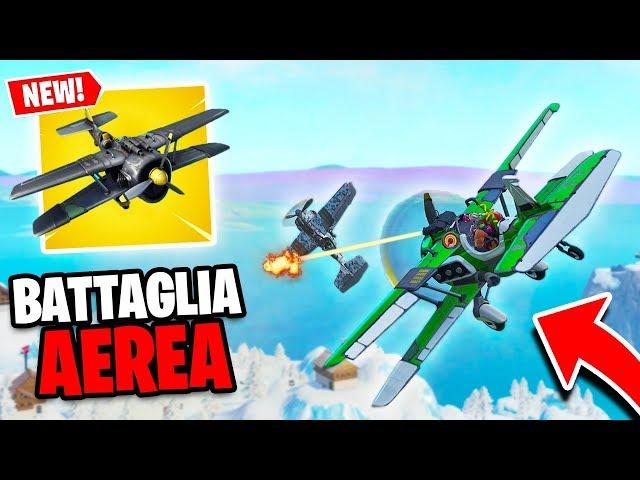 1VS1 CON GLI AEREI SU FORTNITE!! - *BATTAGLIA AEREA* Nuova Modalità Creativa! FORTNITE ITA