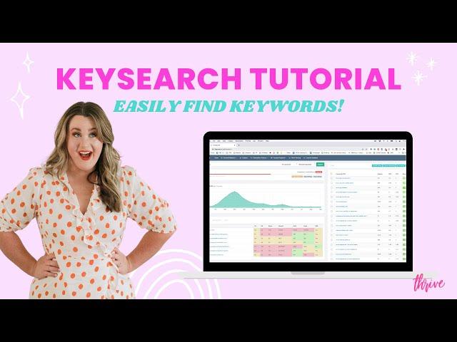 KeySearch Tutorial for Bloggers! As SEO tool to help you rank on Google!
