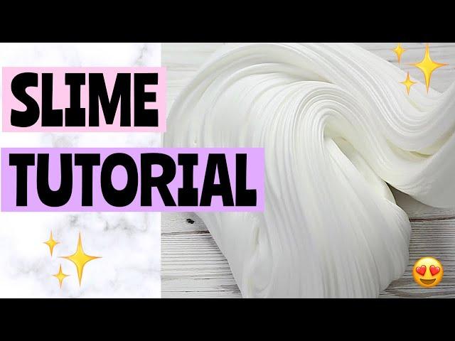 HOW TO MAKE SLIME! Simple & Easy Slime Recipe | 2 Minute Easy Slime Tutorial (Glue and Borax Slime)