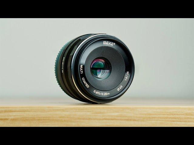 Meike 25mm f1.8 Lens Review For Sony a6100 ($75 and Nice Image Quality!)