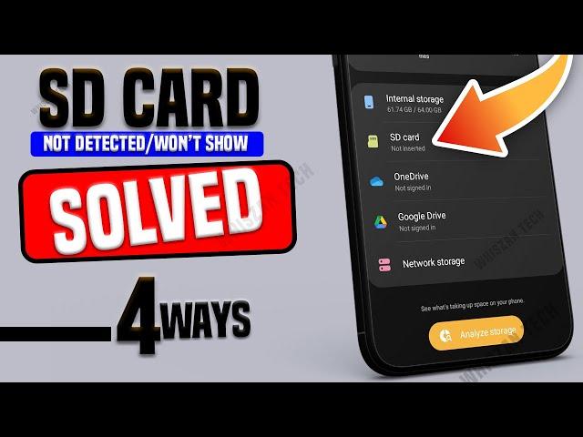 How to fix Memory sd card not detected ON ANDROID | Phone Won't detect my Memory Card sloved.