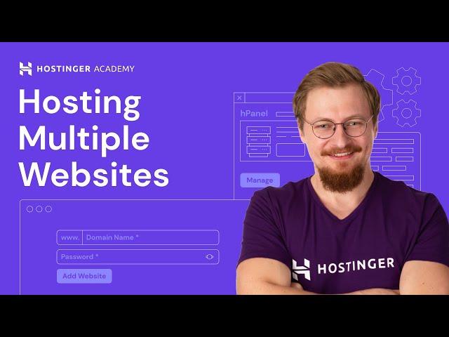 How to Host Multiple Websites With Your Hosting Plan | Hostinger | hPanel