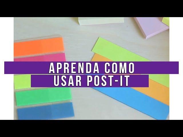 MANUAL DO POST-IT #1 - Como Usar os Post-its  | Laryssa Moura