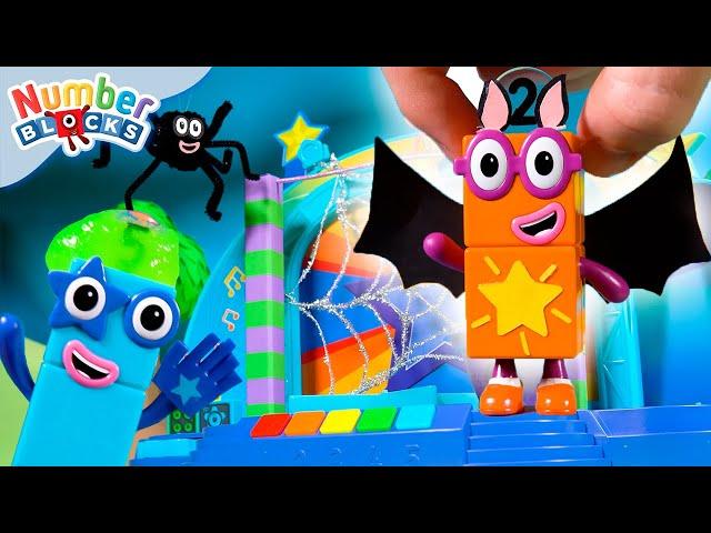 Top of the Blocks - Numberblock Two's Halloween Show! | Toy Play & Count | @Numberblocks