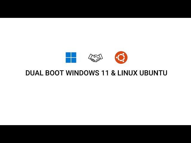 GAMPANG! Cara Dual Boot Windows 11 dan Linux Ubuntu 22.04 LTS - UEFI