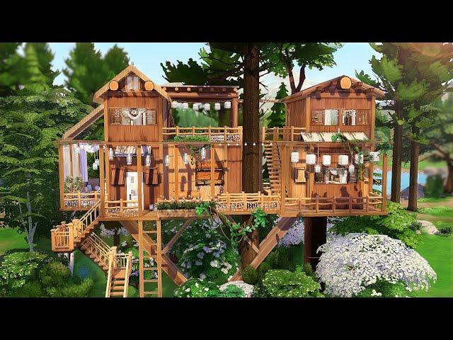 I built a TREE HOUSE  | THE SIMS 4 - Speed Build (NO CC)