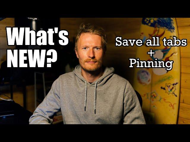 What’s new in itsimple.ai? Save all tabs and Pinning