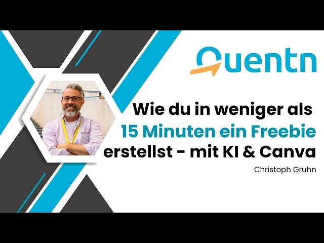 Wie du in unter 15 Minuten ein Freebie erstellst - mit ChatGPT und Canva