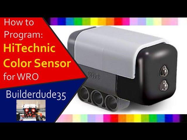 Using the HiTechnic Color Sensor V2 with EV3