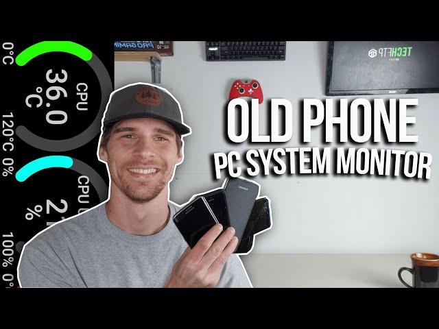 Repurpose Your Old Phone As A PC Resource Monitor!