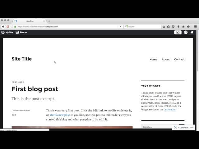 How to set up a WordPress.com blog