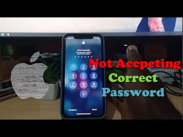 iPhone Not Accepting Correct Passcode Fix