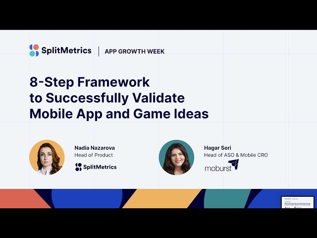 App Growth Week | A/B testing done right: An 8-step framework to validate mobile app and game ideas