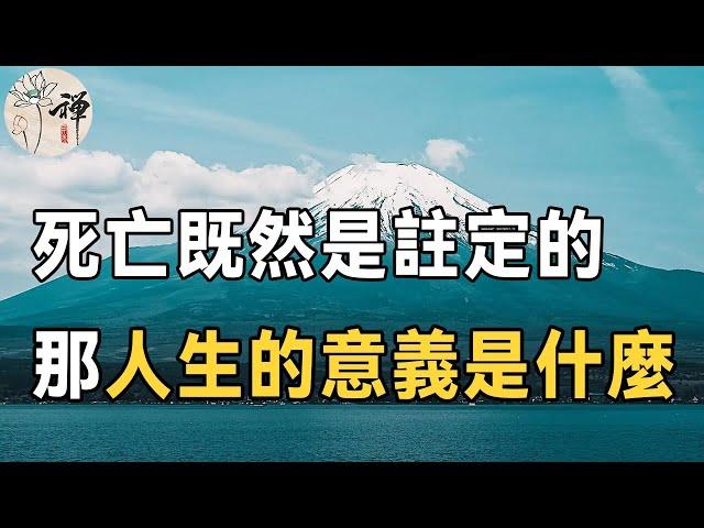 佛禪：人生的意義是什麼？既然無論如何都會死亡，那我們又為什麼活著？ |帶你尋找人生的意義