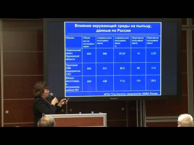 "НПК 2013" Круглый стол 5.4 Ильина Н.И. Аллергия сегодня -- глобальная проблема мегаполиса
