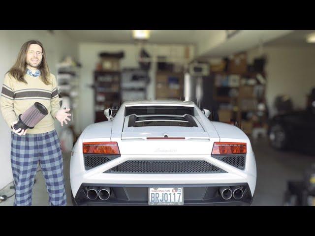 Installing K&N Air Filters into my 2013 Lamborghini Gallardo LP 560-4 - How to install w/ results