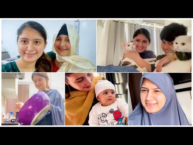 Family vlog | Meet Zohaan | Room cleaning | making pasta |  Arishfa khan