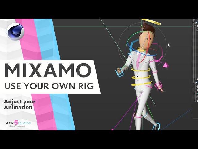 Use your Own rig with Mixamo Tutorial | C4D Cinema 4D