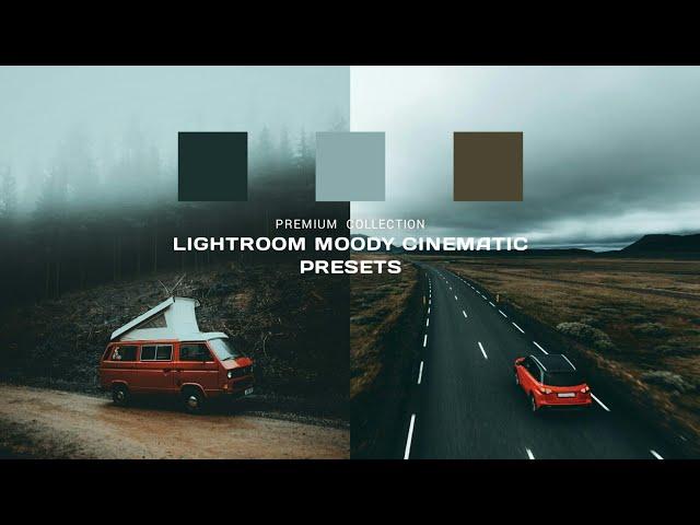 Moody Cinematic - Dark moody lightroom presets tutorial | Free Preset DNG #223