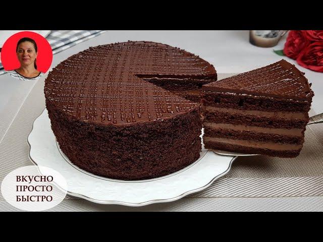 Stunningly DELICIOUS Chocolate Cake "RIZHANKA"  SIMPLY and QUICKLY Prepared  NEW  SUBTITLES