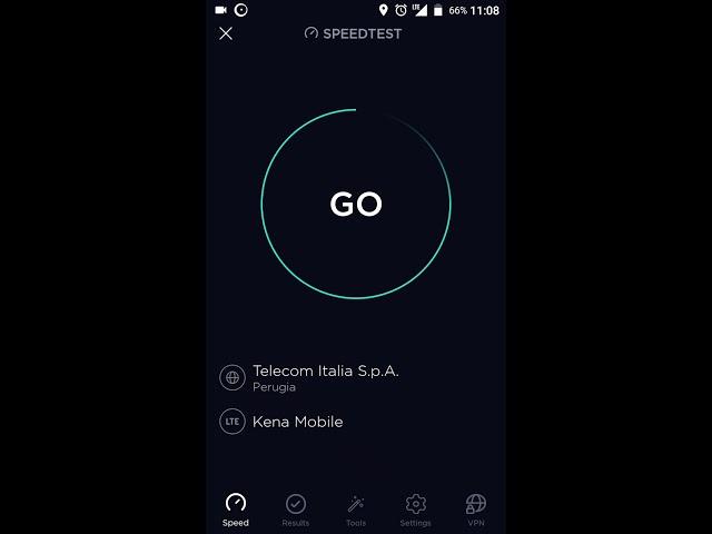 #KenaMobile #Speedtest #Copertura Speedtest Kena Mobile