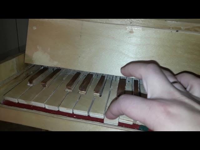 Piano. 109 keys of my new handmade homemade piano!!