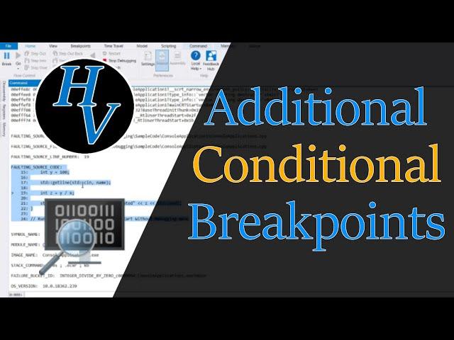 Advanced conditional breakpoints in WinDBG. Another technique to set a conditional breakpoint.