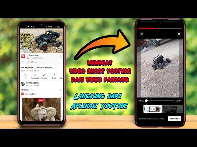 Cara Edit Video Panjang Di YouTube Menjadi Video Short