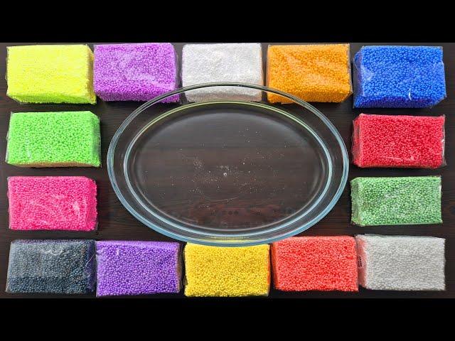 Making Super Crunchy Floam Slime with Foam Bricks