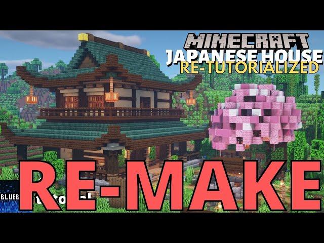 Minecraft Tutorial - How to Build a Japanese House #8  REMAKE