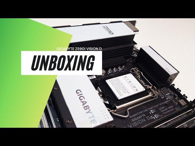 Gigabyte Z590I Vision D - Unboxing